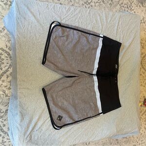 Travis Mathew Black and Gray Athletic Shorts